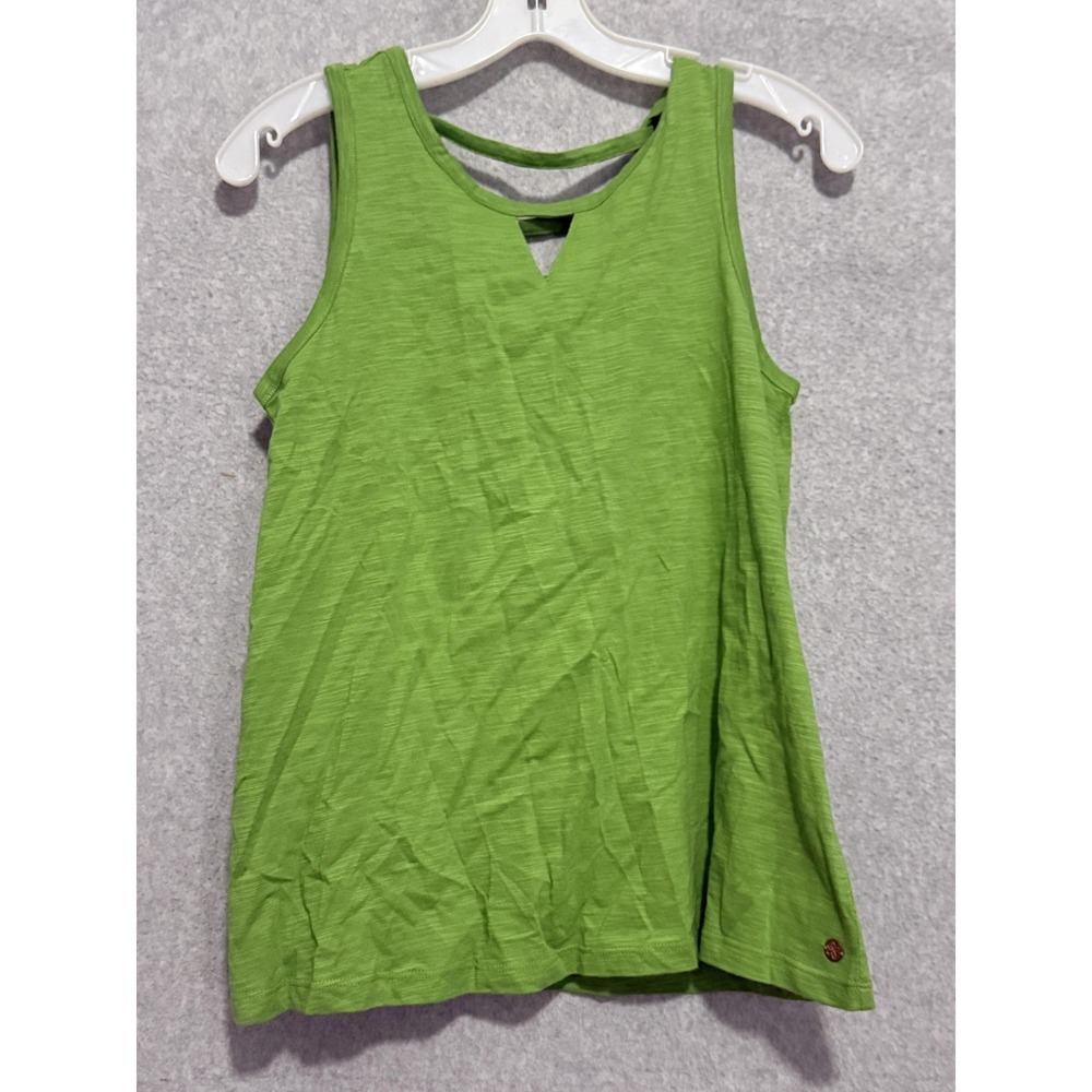 Matilda Jane Tank Top Girls 14 Green Keyhole Neck Strappy Back Cotton‎ Jersey